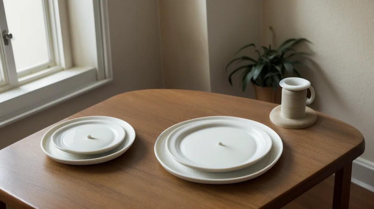 Platos con ventosa para adultos mayores que ayudan a evitar derrames